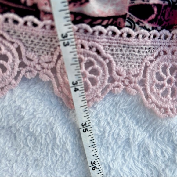 NWT Charming Charlie Lace Trimmed Pink Blush Dress 3/4 sleeve Sz. Small - Picture 7 of 11